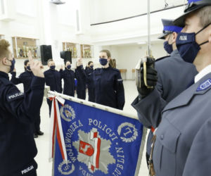 Nowi policjanci w Lublinie. Ślubowanie funkcjonariuszy – styczeń 2022