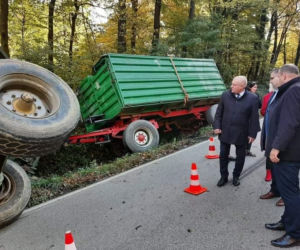 Wypadek w miejscowości Ujazd