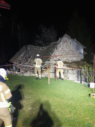 Potężny wybuch gazu. Z domu zostały zgliszcza