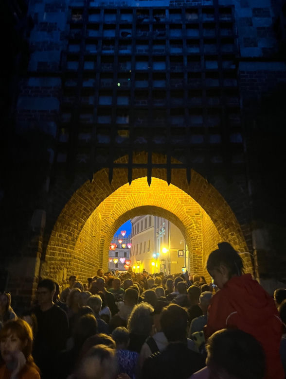 Nocy Kultury w Lublinie. Deszcz nikomu nie przeszkadzał