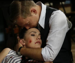 Czas honoru 6 sezon odcinek 77. Celina (Olga Bołądź), Michał (Jakub Wesołowski)