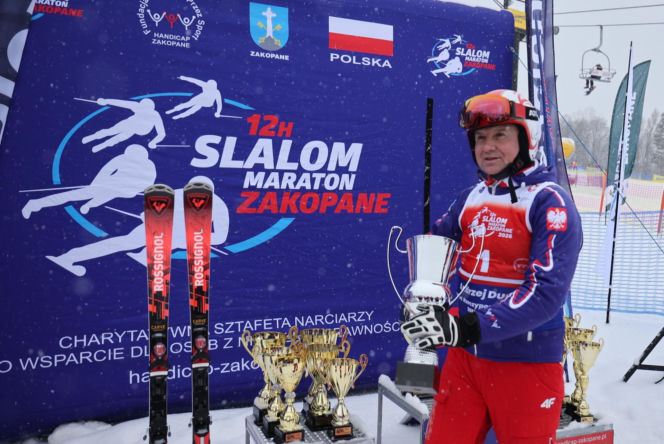Andrzej Duda. 12H Slalom Maraton Zakopane 2026