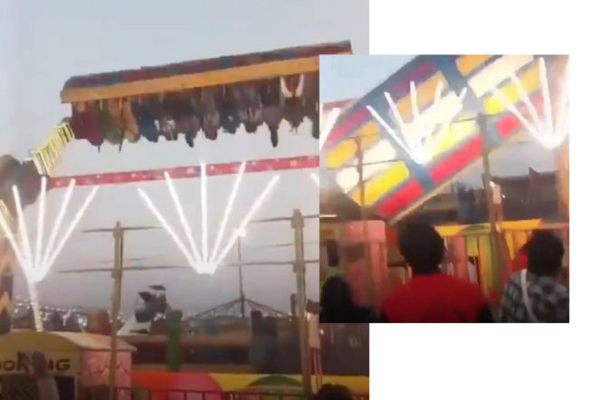 Rozpędzona karuzela z ludźmi runęła na oczach tłumu! Jedna osoba zginęła, 19 rannych