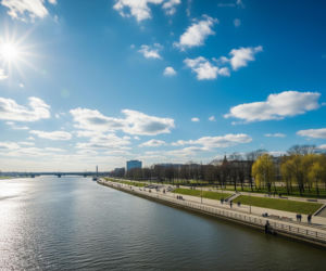 Słoneczny poniedziałek w Szczecinie. Czy to zapowiedź wiosny?