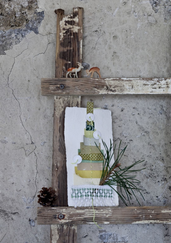 Boże Narodzenie w stylu shabby chic