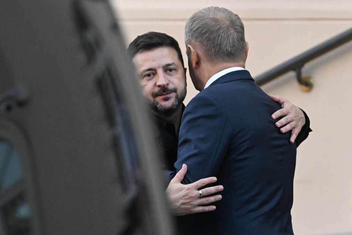 Wołodymyr Zełenski spotkał się z Donaldem Tuskiem