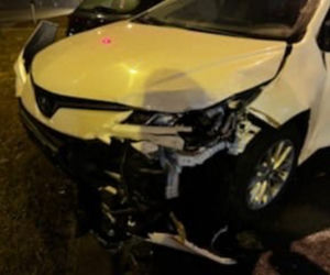 Kierowca luksusowego lamborghini porzucił auto po kolizji