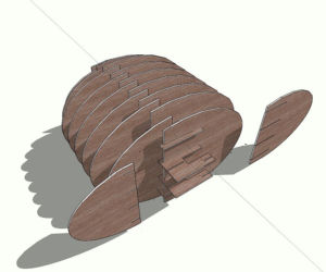 Lampa ze sklejki