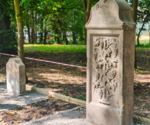 Lapidarium w parku Chopina