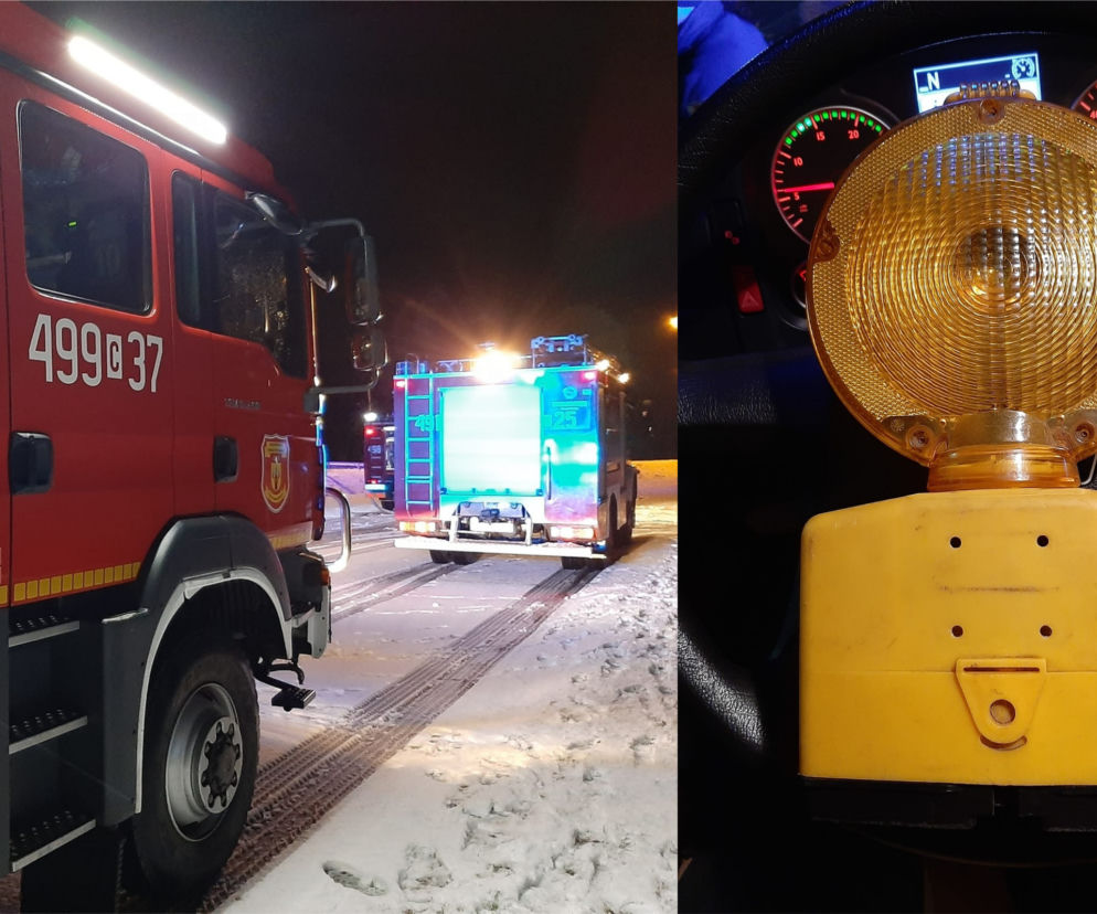 Druhowie z OSP Nakło nad Notecią załamują ręce. Ktoś ukradł im lampę drogową