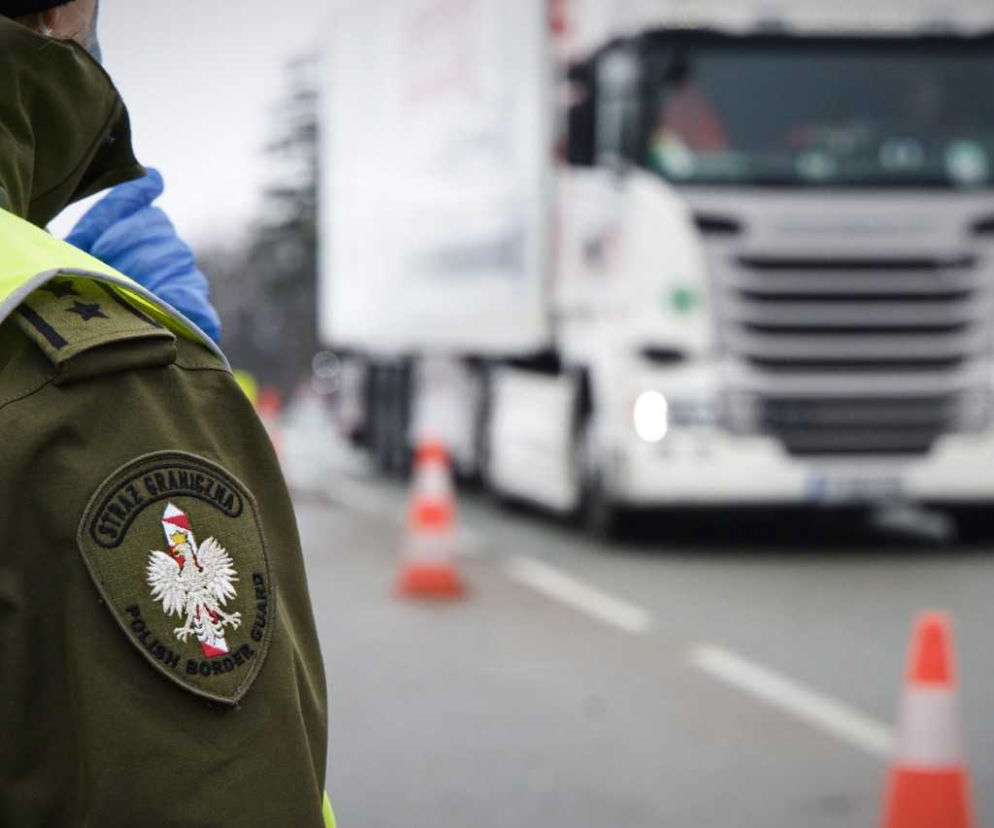 Chcieli dostać się do Niemiec, granicę z Polski do Słowacji przekroczyli ukryci w naczepie serbskiej ciężarówki 