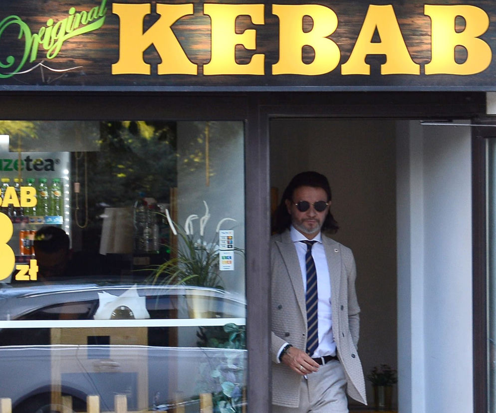 Radosław Majdan przed weselem wpadł na kebab