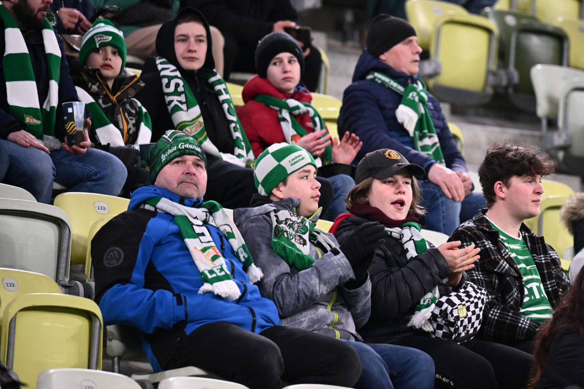 Kibice na meczu Lechia - Śląsk. Zobacz zdjęcia z trybun!
