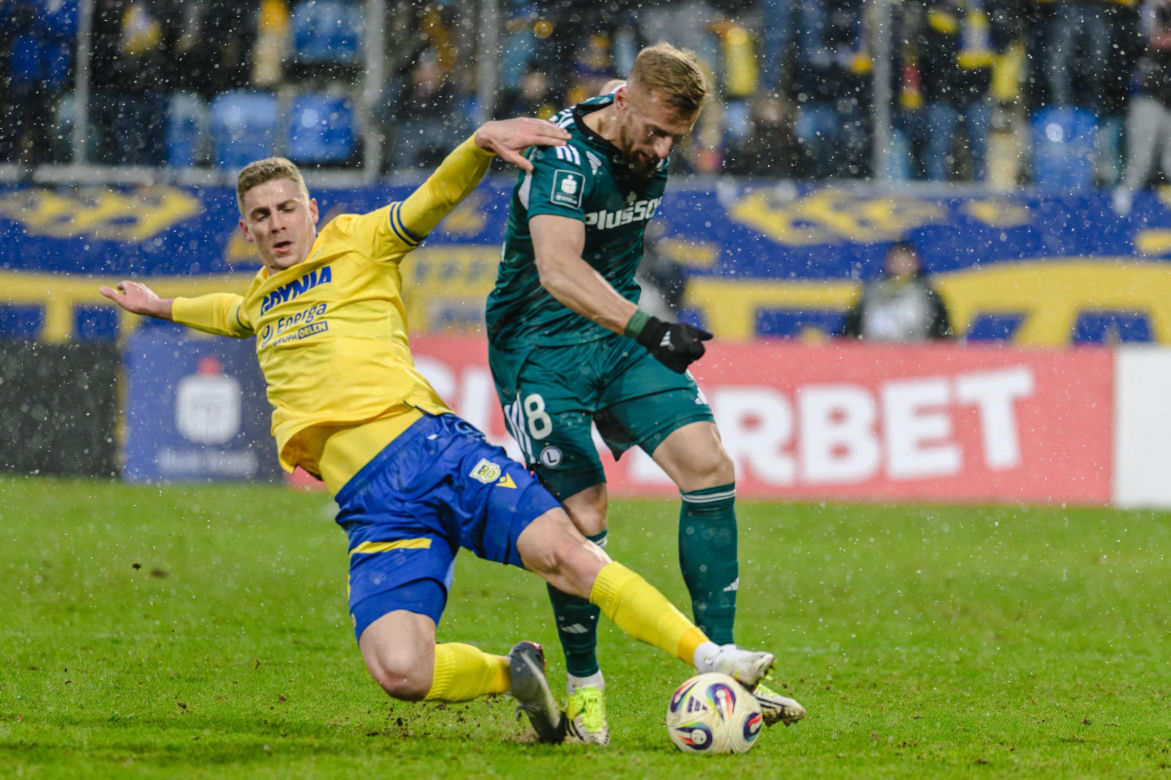 Arka Gdynia - Legia Warszawa: Zdjęcia z boiska