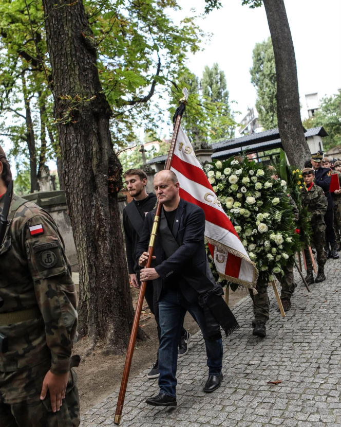 Pogrzeb Jana Frycza na Powązkach