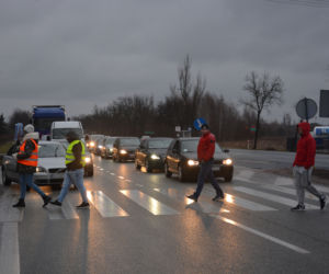 Blokada drogi krajowej DK7
