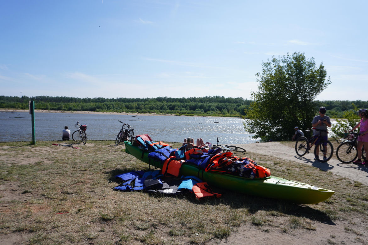 Plaża Romantyczna nad Wisłą w Warszawie