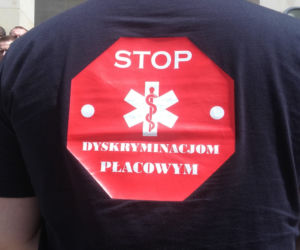 Protest ratowników medycznych we Wrocławiu