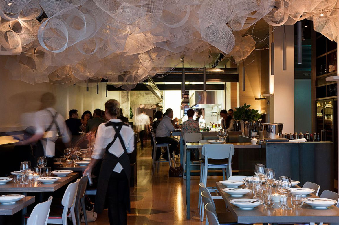 Wnętrze restauracji w Australii
