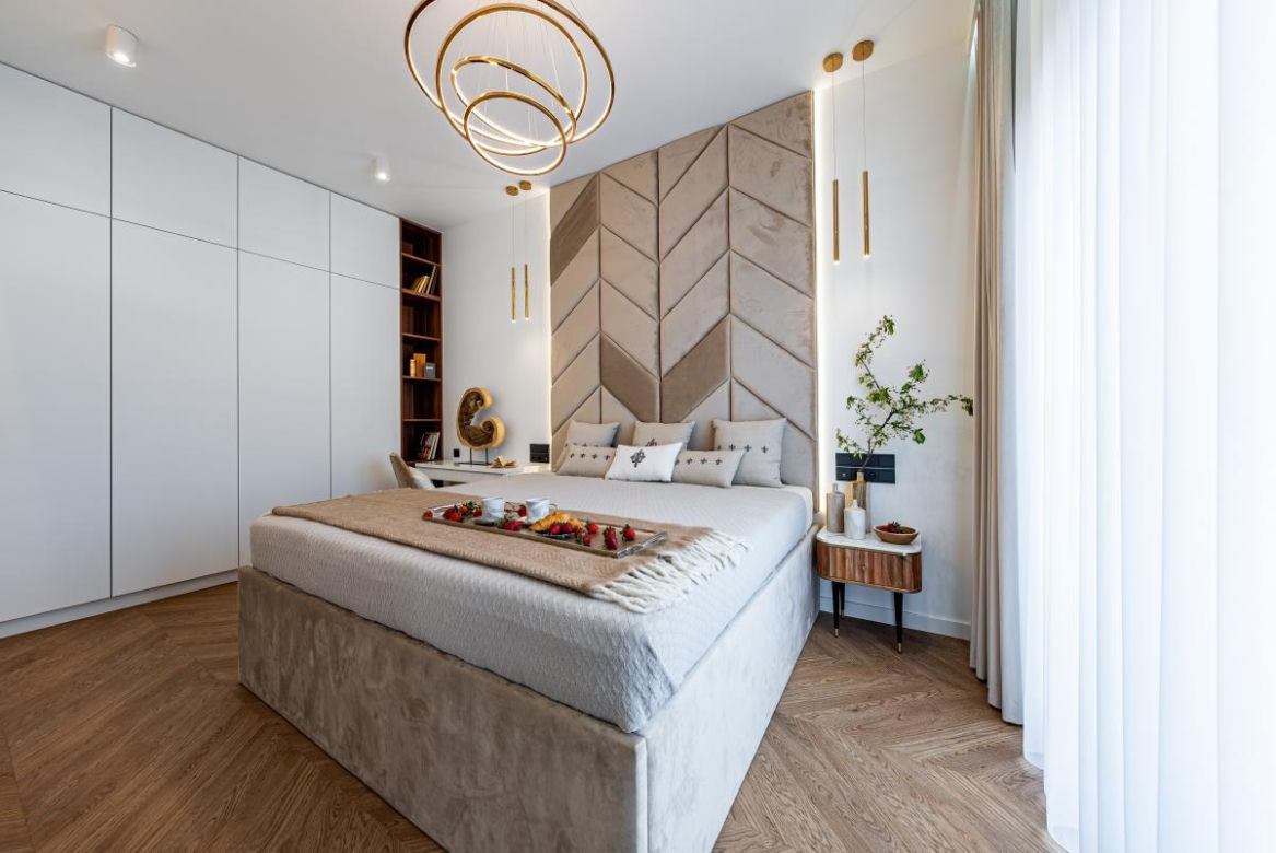 Apartament w stylu glamour inspirowany afrykańską przyrodą