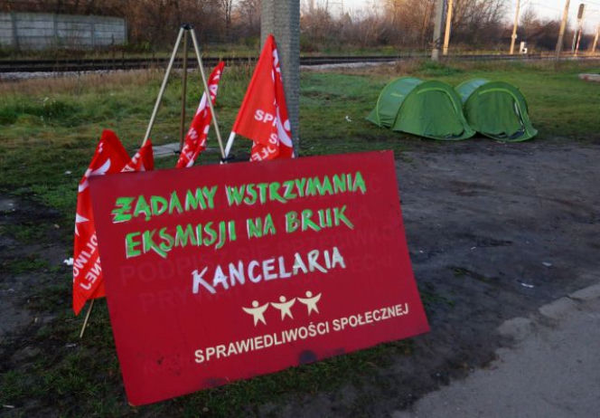 Pikieta w obronie Piotra Ikonowicza