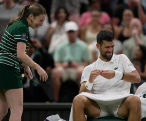 Novak Djokovic przestraszył dziewczynę