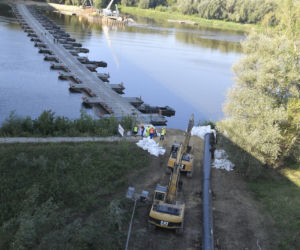 Budowa tymczasowego rurociągu przesyłowego ścieków