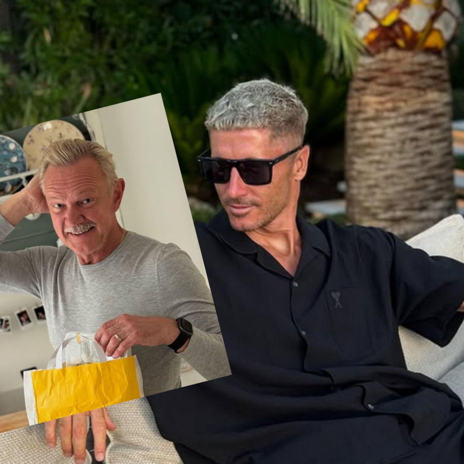 Blondynek z Barcelony. Lewandowski kopiuje Pazurę?