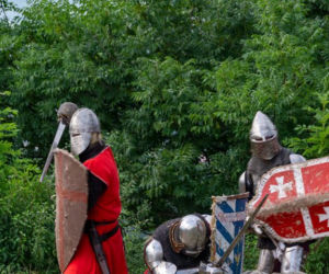 Tarnów: Bitwa o zamek na górze św. Marcina. W ruch poszły miecze i łuki