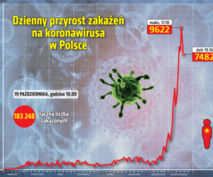 Koronawirus w Polsce (statystyki 19.10.2020 r.)