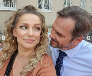 Przyjaciółki. Patrycja (Joanna Liszowska), Wiktor (Paweł Deląg)