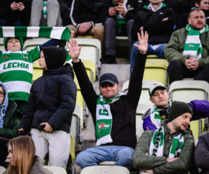 Lechia Gdańsk - Piast Gliwice: Zdjęcia kibiców z meczu 29. kolejki PKO BP Ekstraklasy