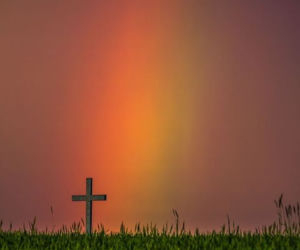 Tęcza po burzy na podkarpackim niebe. Zobacz, co udało się uchwycić fotografowi [GALERIA]