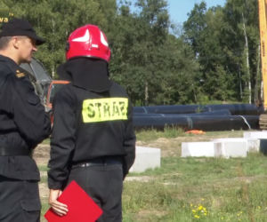 Dramat na budowie gazociągu pod Tarnowem