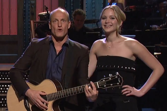 Woody Harrelson i Jennifer Lawrence