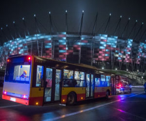 Autobusem do szpitala na Narodowy. Pierwszy taki kurs