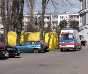 Kwarantanna ratowników na Mokotowie 