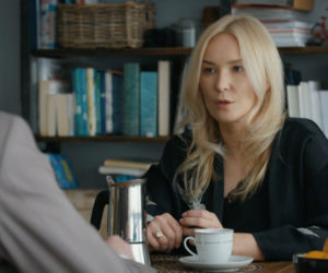 Barwy szczęścia, odcinek 3421: Bruno (Lesław Żurek), Karolina (Marta Dąbrowska)