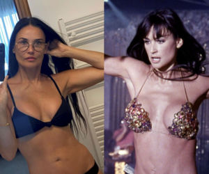 Zrobiła striptiz po 25 latach! Demi Moore pokazała się w bikini. Wygląda na 59 lat?