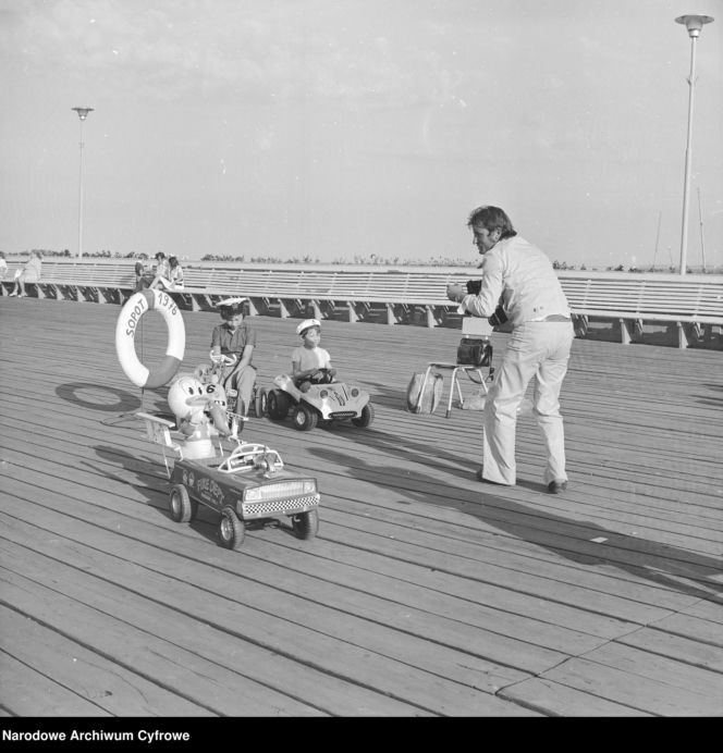 Molo w Sopocie w 1976 roku