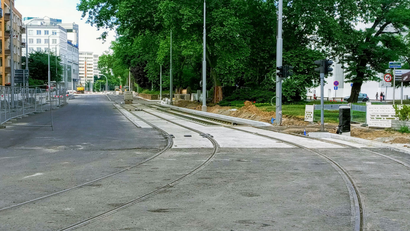 "Torowa rewolucja" w Szczecinie - czerwiec 2021