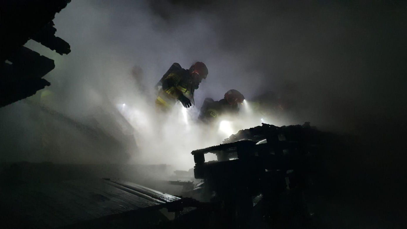 Rezerwat Dzikich Dzieci pożar