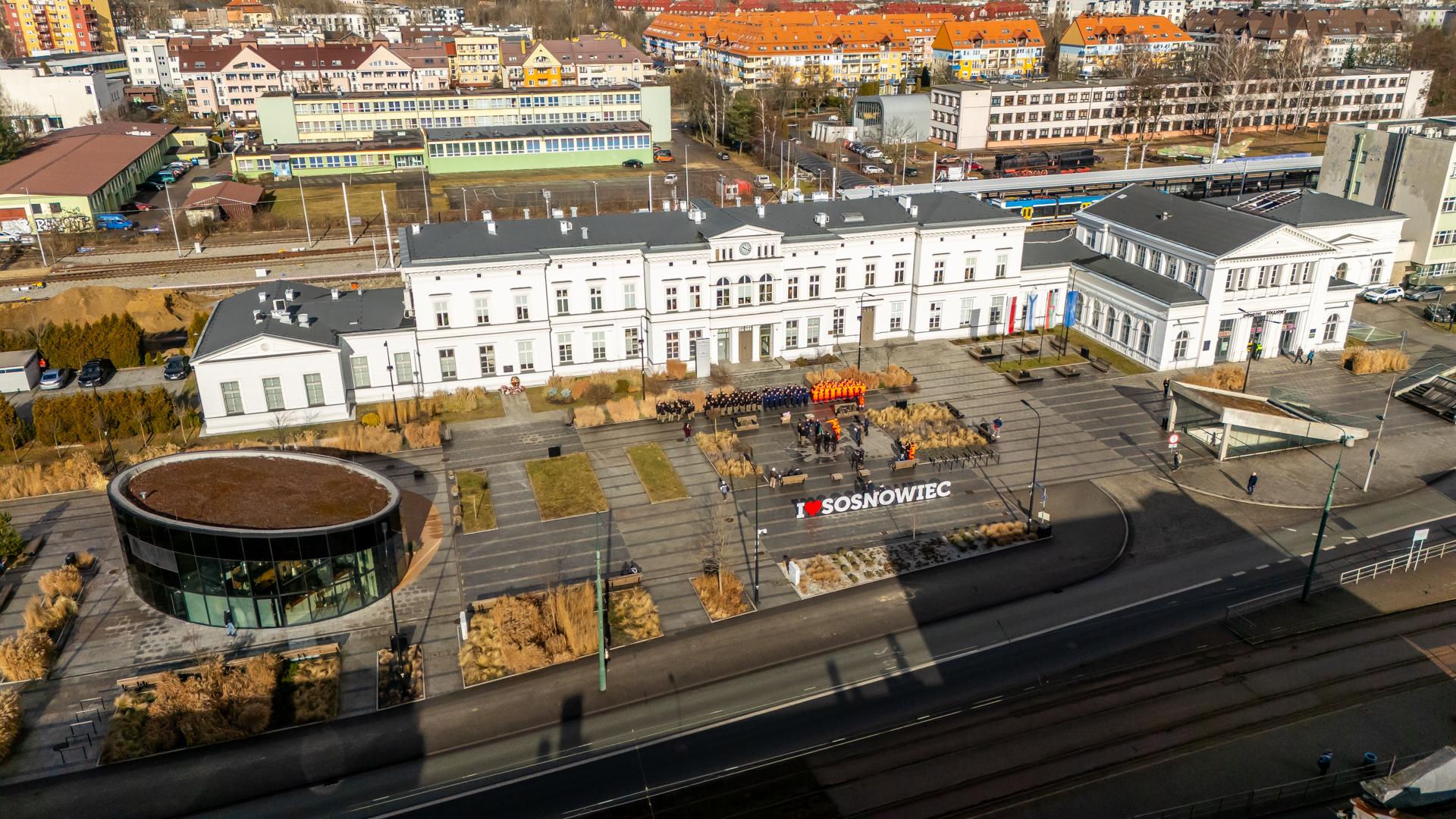 Przebudowa linii kolejowej E65 w Sosnowcu, remonty wiaduktów, dworca, peronów