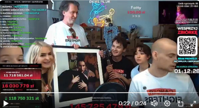 Najciekawsze akcje podczas streama Łatwoganga