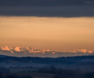 Piekne Tatry widziane z Podkarpacia