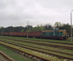 Dworzec Toruń Północny - gdy jeszcze był dużą stacją przeładunkową