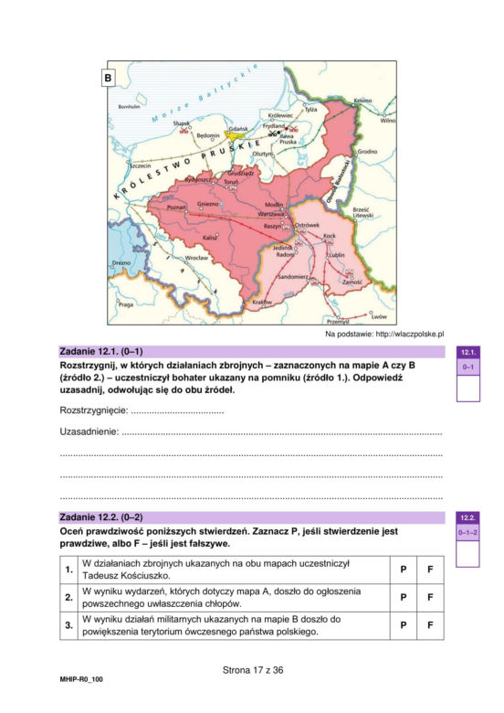 Próbna matura z historii rozszerzonej - arkusz CKE