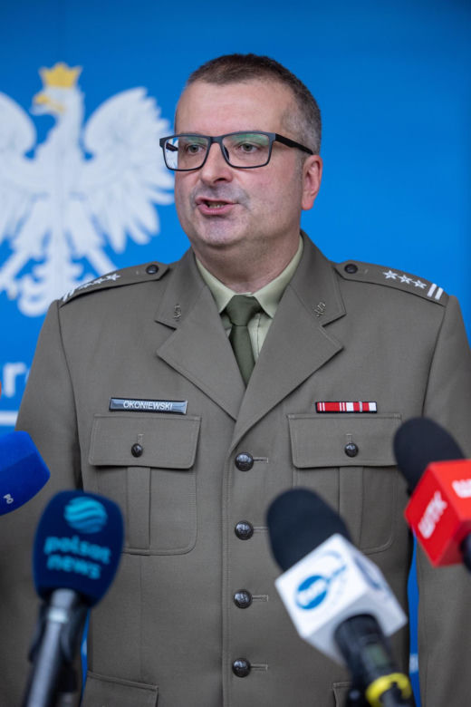 Briefing prasowy prok. Bartosza Okoniewskiego w sprawie drona z Rusinowa