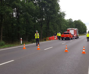 Śmiertelny wypadek na drodze Leszno-Osieczna. Nie żyją dwie osoby 