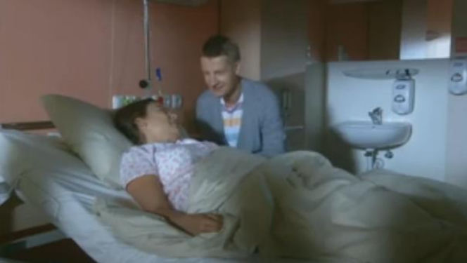 M jak miłość odc. 1038. Magda (Anna Mucha), Paweł (Rafał Mroczek)
